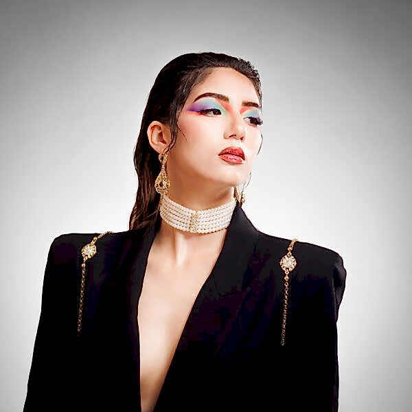 portrait de mode fashion moroccan model