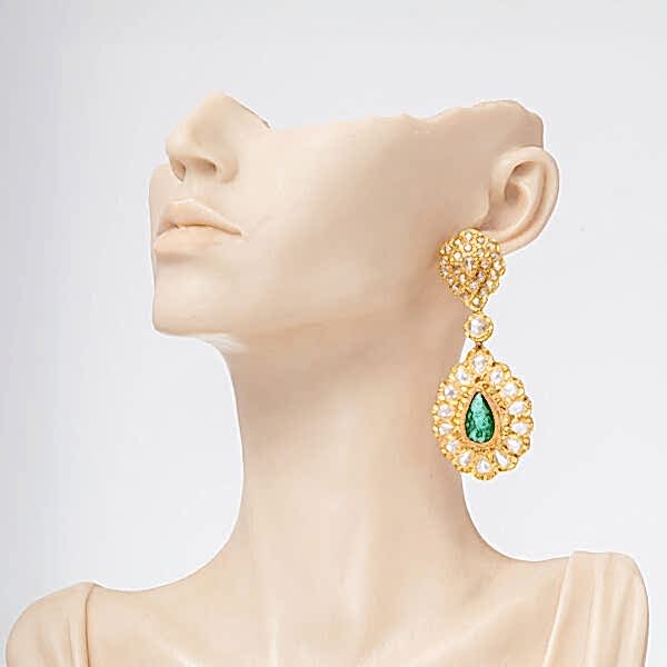 photographie de bijoux marocains : boucles d'oreilles
